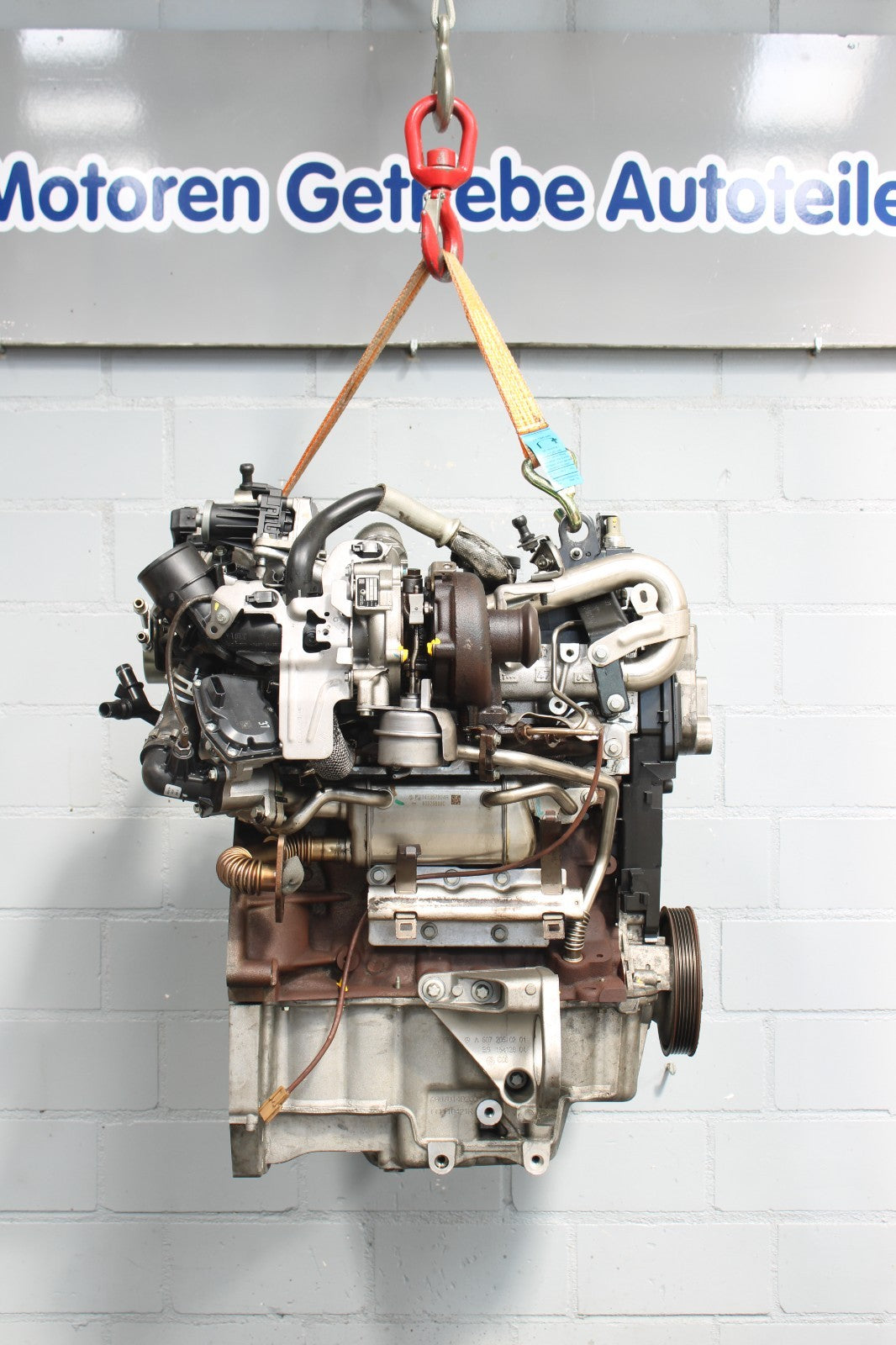 -TOP - Motor Mercedes A (W176) 1.5 A-160 CDI BJ.2016 NUR 16 TKm 607.951 Komplett