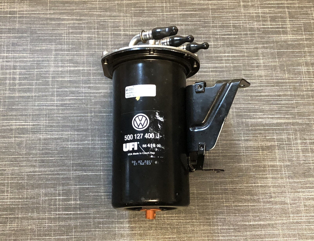 Original VW Audi Seat Skoda Kraftstofffilter Gehäuse 5Q0127399BL 5Q0127400J