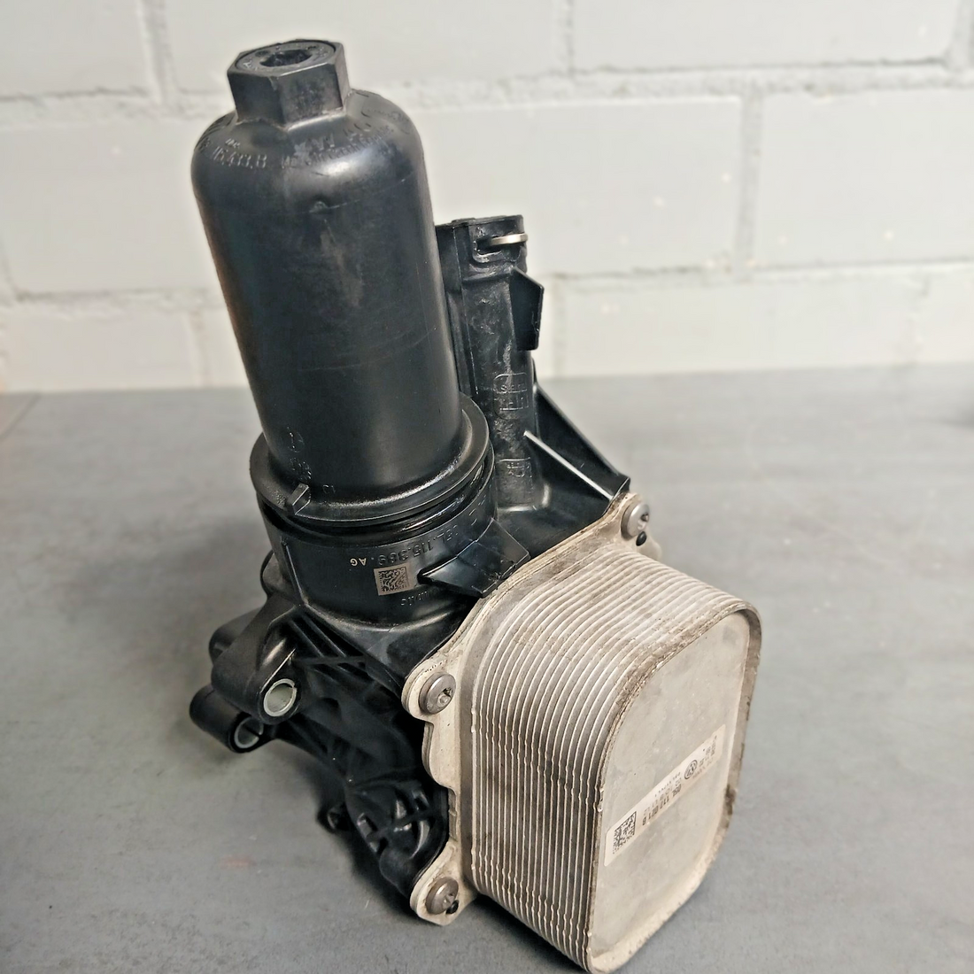 VW Ölfiltergehäuse 05L115389AG+Ölkühler 05L117021B+Öldruckschalter 05L906455K