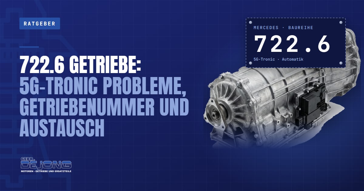 722.6 Getriebe: 5G-Tronic Probleme, Getriebenummer und Austausch