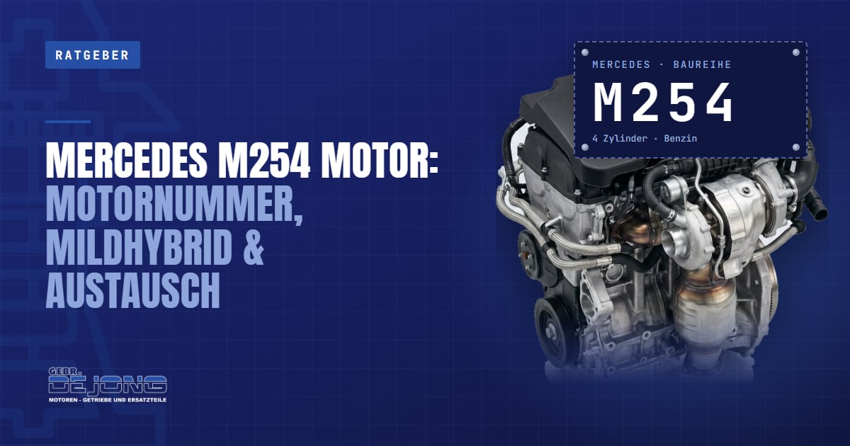 Mercedes M254 Motor: Motornummer, Mildhybrid & Austausch