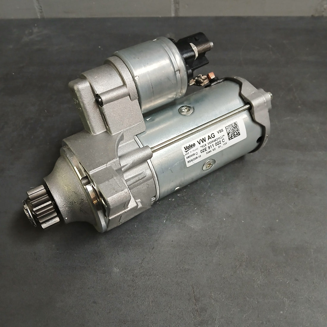 Original VW Skoda Seat Audi Anlasser Starter Valeo 02E911022C