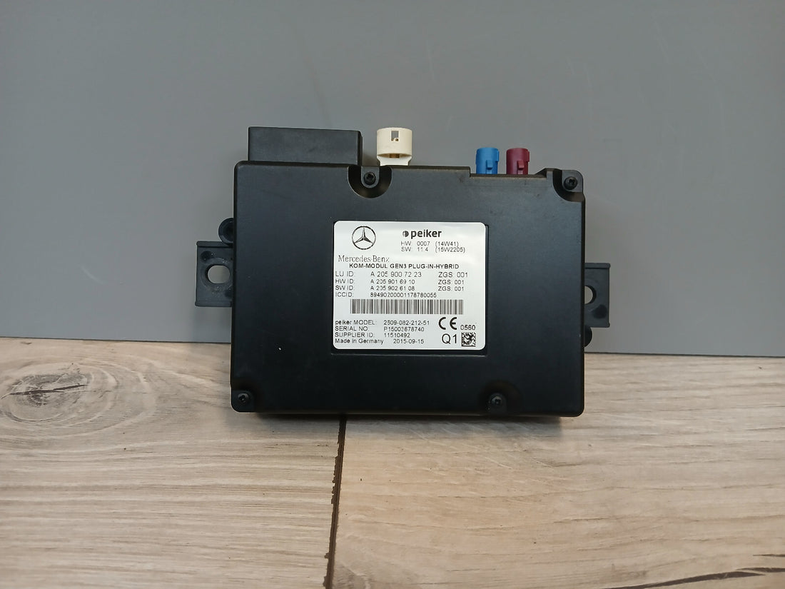 Steuergerät Kom-Modul Gen3 Plug-in-Hybrid Mercedes-Benz C W205 A2059007223