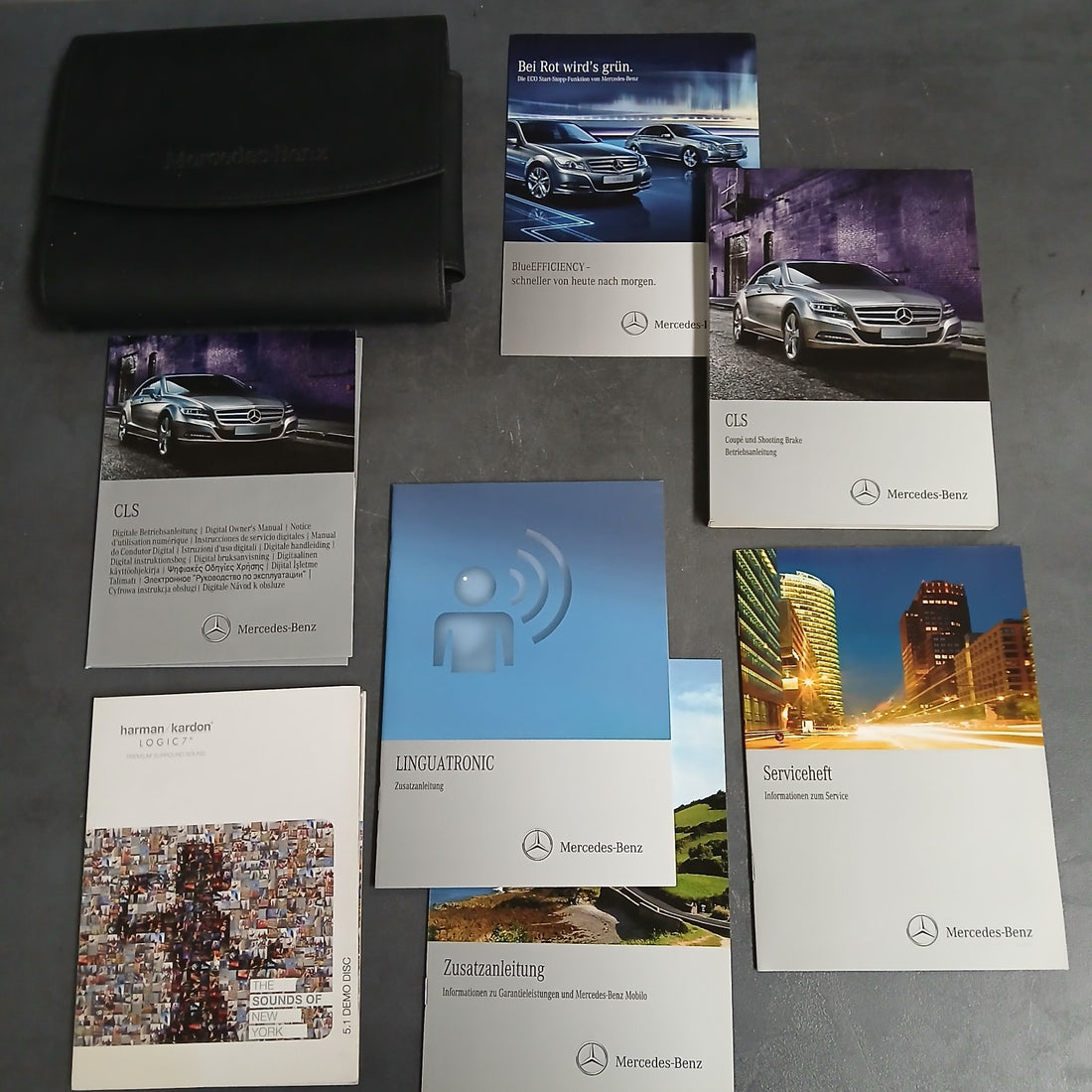Komplette Bordmappe Betriebsanleitung Handbuch Mercedes CLS-Klasse C-218