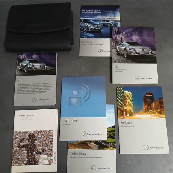 Komplette Bordmappe Betriebsanleitung Handbuch Mercedes CLS-Klasse C-218