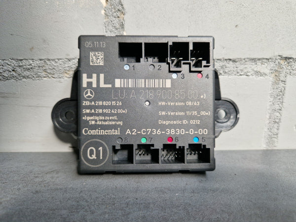 Door control unit rear left Mercedes-Benz CLS E-Klasse W212 W218 A2189008500