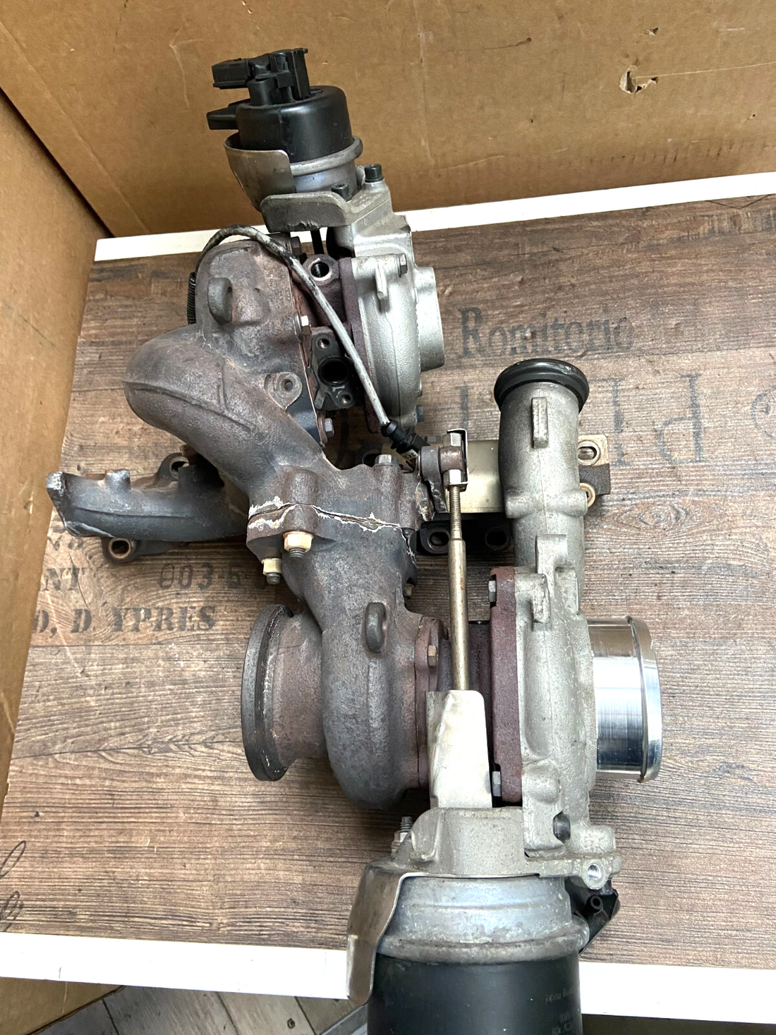Bi-Turbo Turbolader Original VW T6 Crafter TGE 2.0 TDI DAV 03N145703T