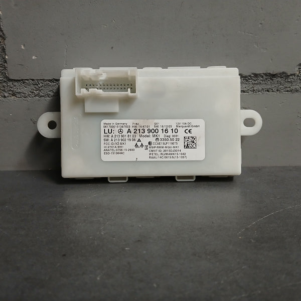 Keyless Go Control unit Module Mercedes-Benz E-Klasse W213 2017 A2139001610