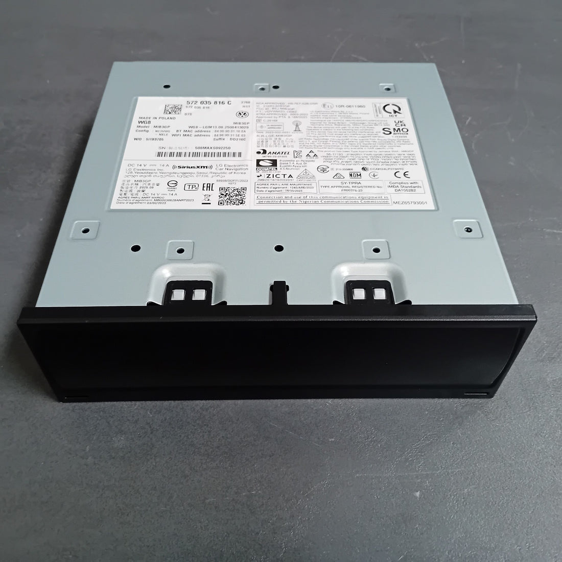 VW ID.3 ID.4 ID.7 Steuergerät ICAS 3GP Infotaiment Unit BT WLAN 10C035820C