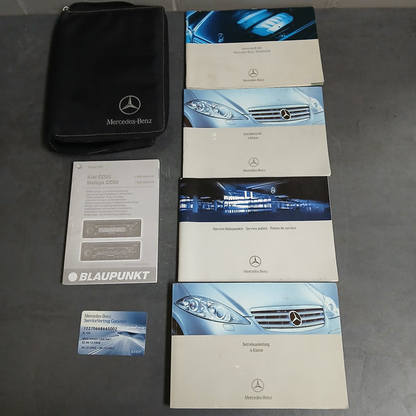 Komplette Bordmappe Betriebsanleitung Handbuch Mercedes A-Klasse 169