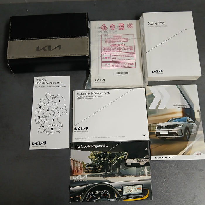 Komplette Bordmappe Betriebsanleitung Handbuch KIA Sorento III Baujahr 2023