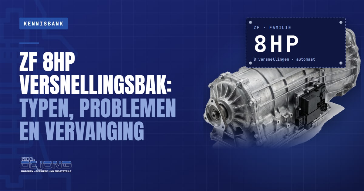 ZF 8HP versnellingsbak: typen, problemen en vervanging